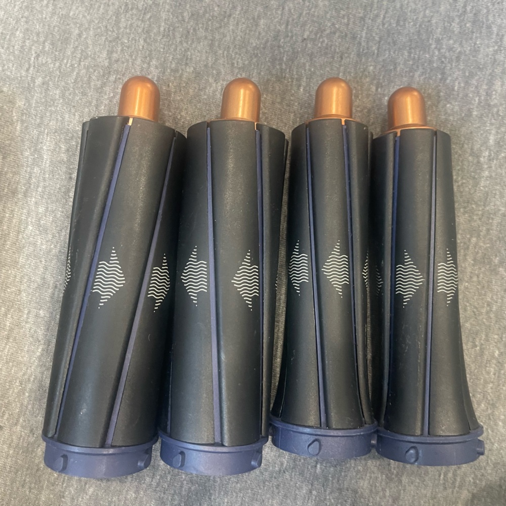 Dyson Airwrap Prussian blue barrel curling attachments- 2 sets